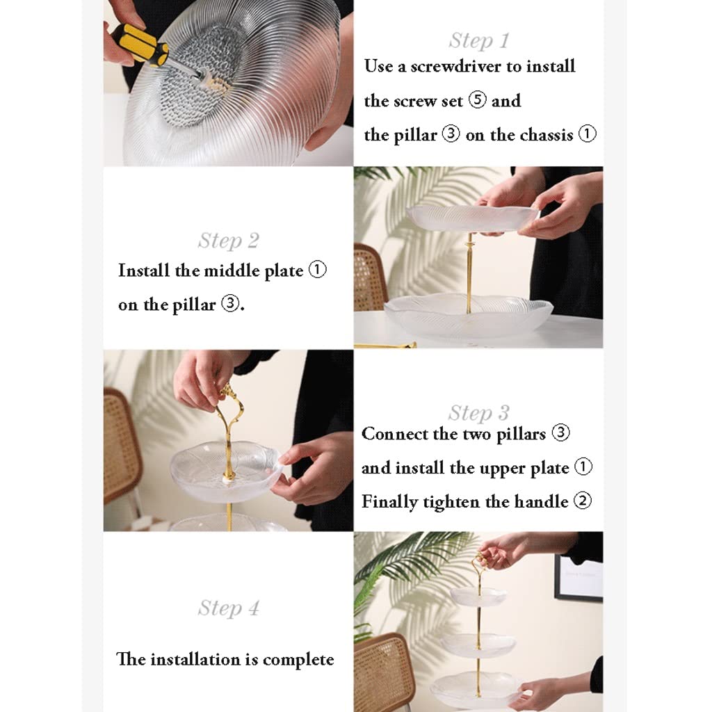 Ciotole in vetro cucina vetreria per uso domestico ciotola per gelato con motivo a rose in vetro trasparente verniciato oro set di ciotole