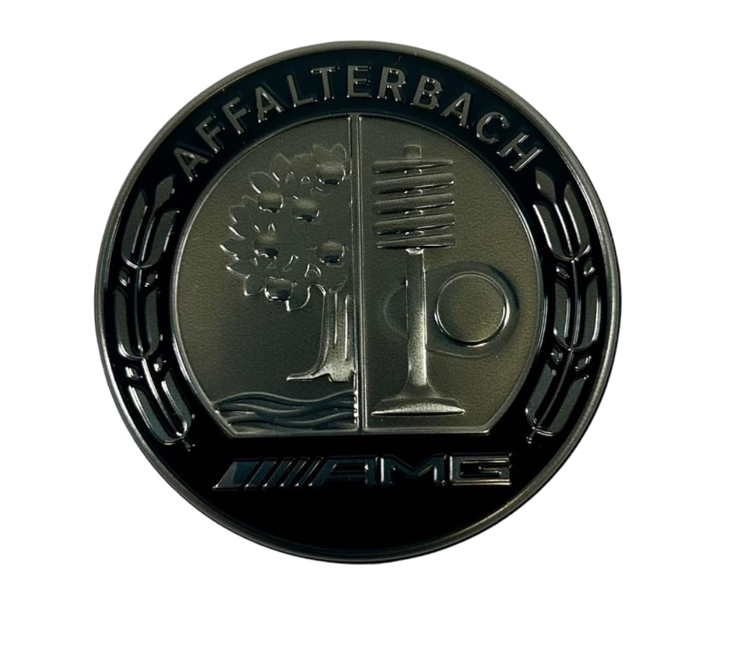 Mercedes-Benz AMG Emblem Affalterbach Stoßstange Motorhaube Dark Chrome A0008177109