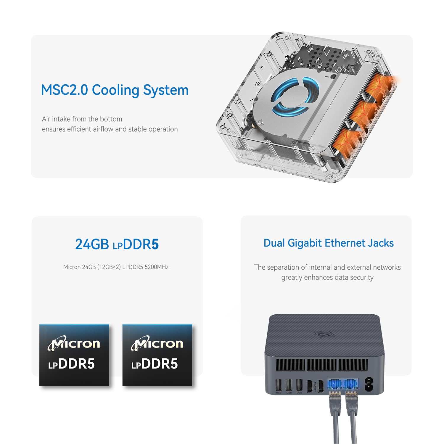 Amazon.co.jp: Beelink EQI12 Mini PC、Intel 第12世代 I7-12650H (10C