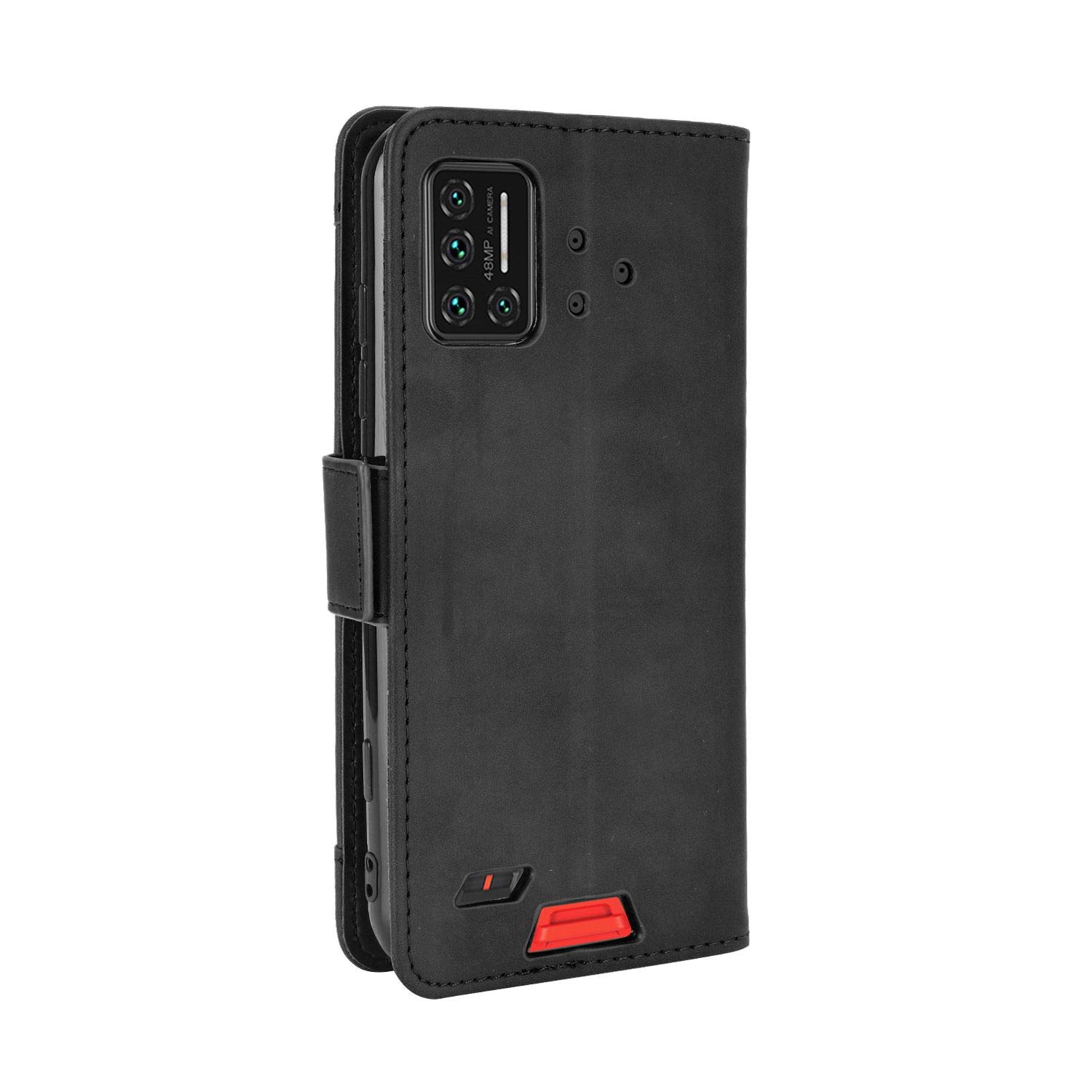 Sunrive Cover compatibile con UMIDIGI BISON GT2/GT2 PRO, Custodia con supporto di stand e in Pelle artificiale per carte di credito Portafoglio Flip Chiusura Magnetica bumper(Q Gatto 6