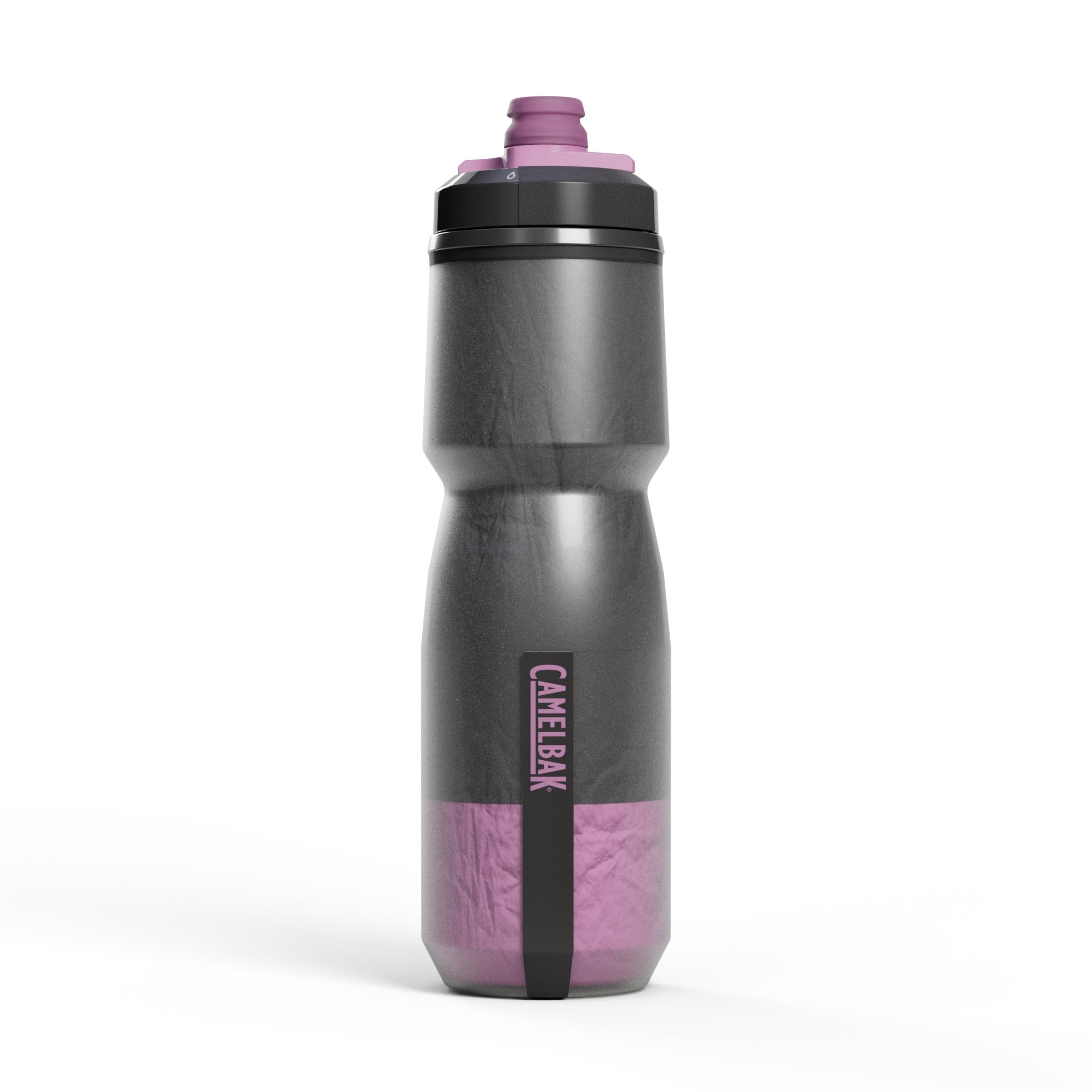 CamelBak Podium Chill Bike Squeeze Water Bottle Mercury Night Fall, 24oz