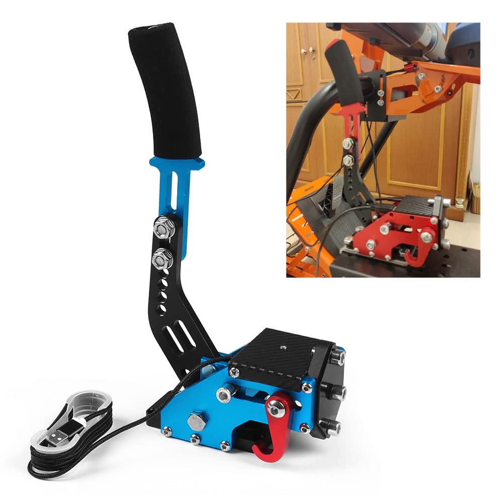 14Bit PC USB Handbrake SIM for Racing Games G27/G29 T500 FANATECOSW DIRT RALLY (Red)