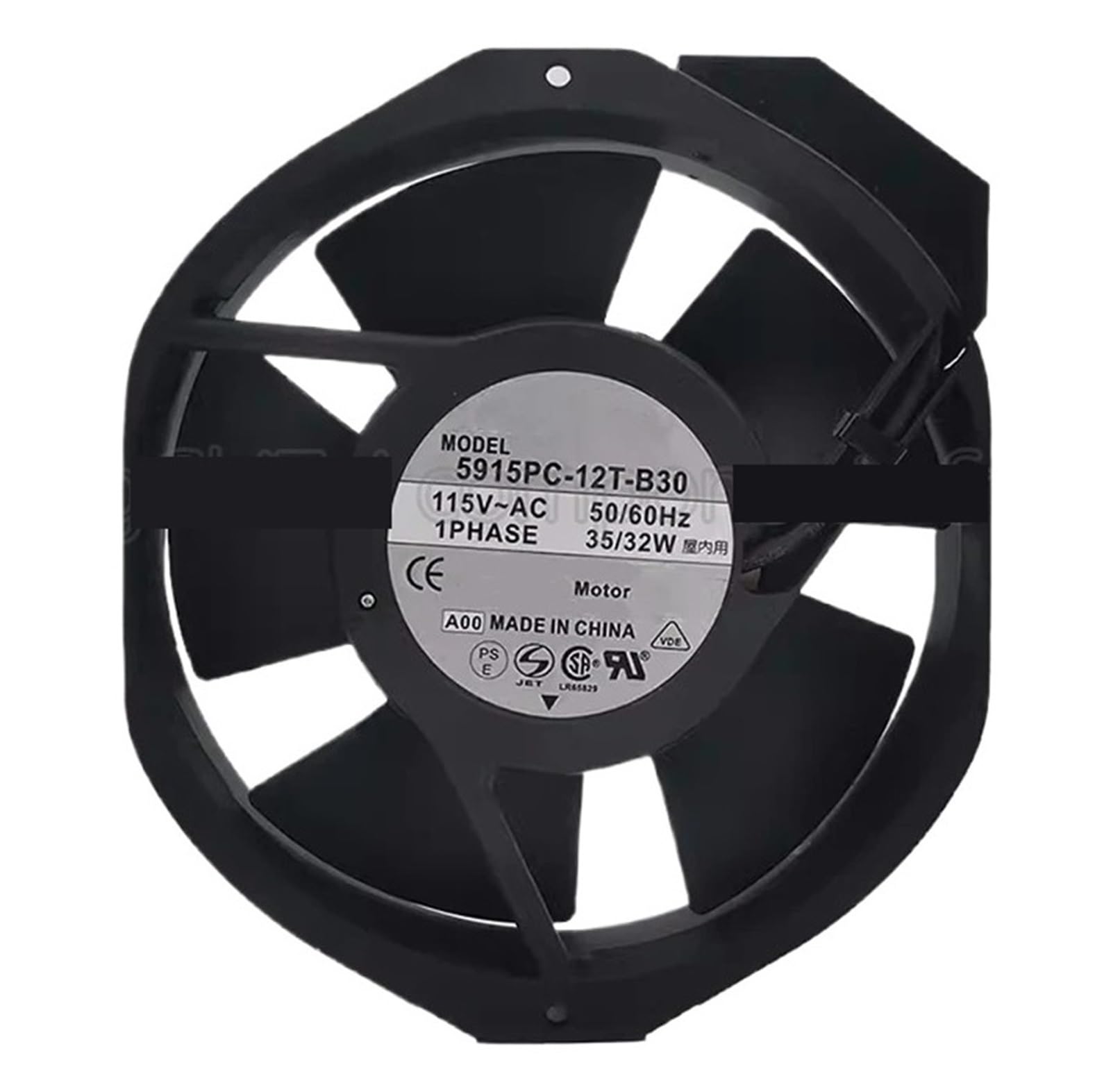 Lzikkgki One Color 5915Pc-12T-B30 Ac 115V 35W 172X150x38mm Cooling Fan