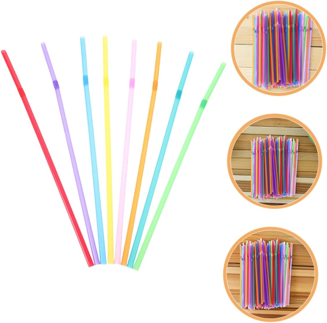 Cabilock 1000pcs Disposable Drinking Straws for Parties Cafes and Outdoor Events Lightweight Portable and User Friendly Design for Everyday Use