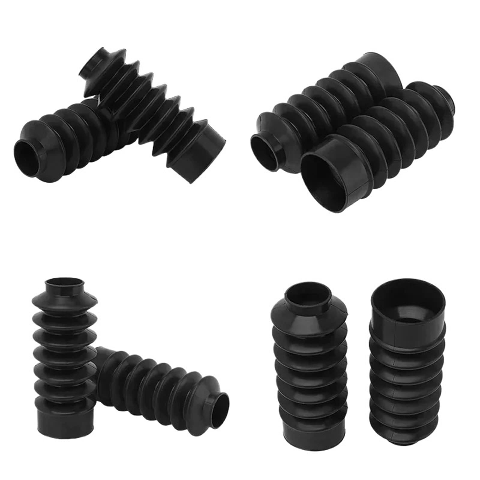 Copriforcella Adatto per Harley Dyna FXD Sportster XL883 XL1200 39mm Moto Gomma Anteriore Forcella Lunga Soffietti Gators Coperture
