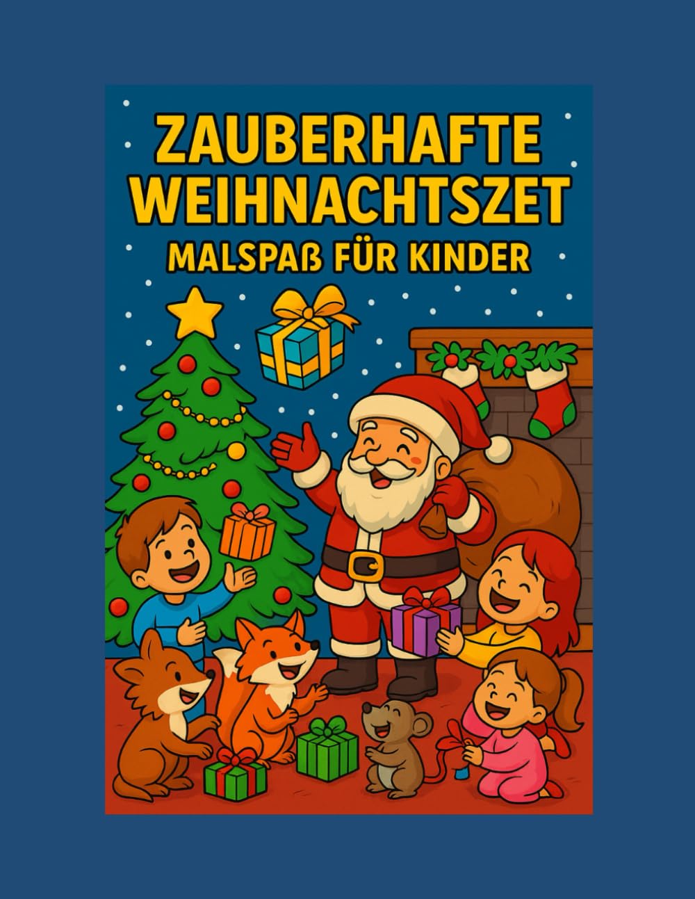 Zauberhafte Weihnachtszeit: Malspaß für Kinder