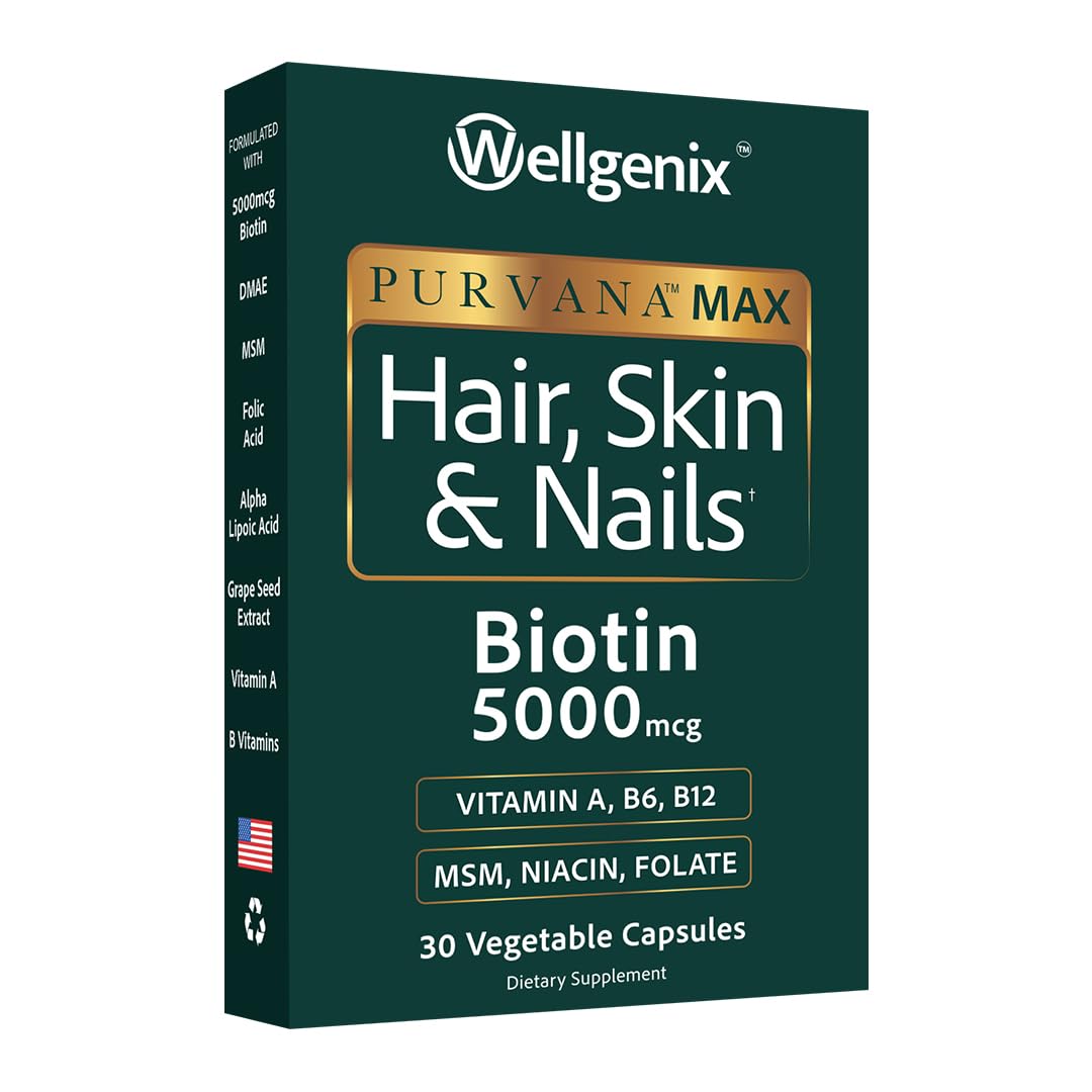 Wellgenix Purvana MAX Hair Skin and Nails