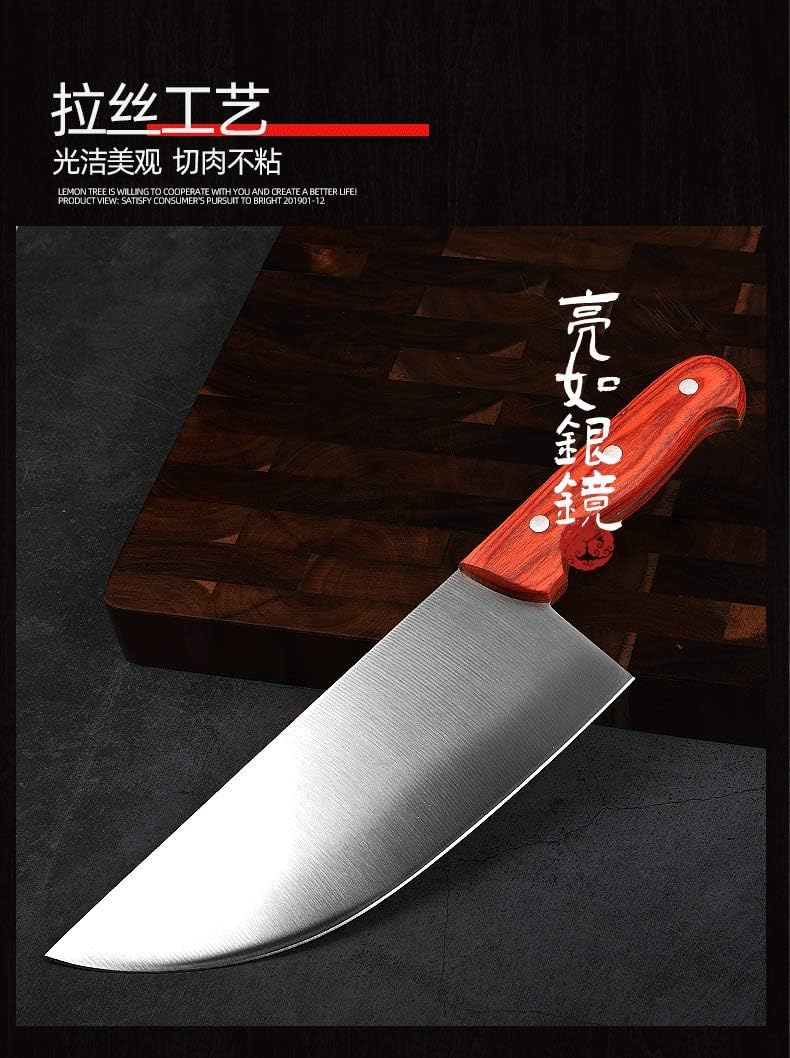 Chef's Knives Vegetable Meat Cleaver Knife,Chinese Cleaver Kitchen Knife Superior Classor Filleting Fish, Boning Meat And Processing Any Food for Kitchen ,Camping, BBQ-Gift Box : Home & Kitchen