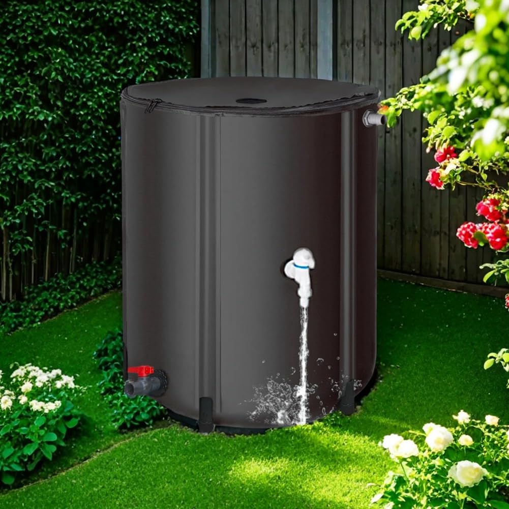 Riciclaggio 'Acqua Piovana Serbatoio di Stoccaggio 'Acqua Secchio di del Giardino Contenitore di Raccolta Barile di Stoccaggio 'Acqua del Giardino Verde