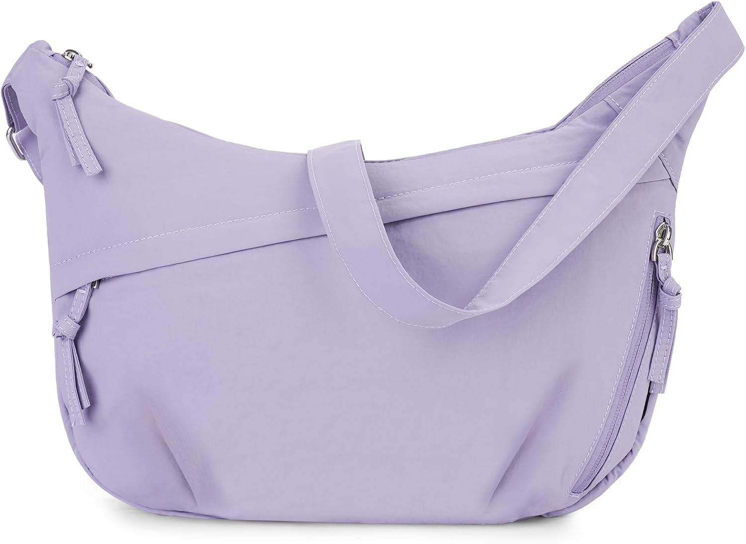 Polyester Crescent Casual Crossbody Bag for Women, Shoulder Tote Handbag Sling Dump...