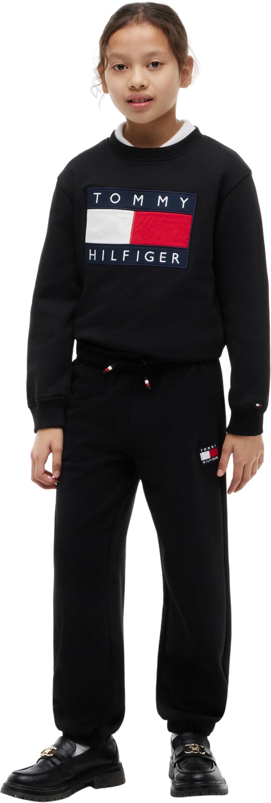 Tommy Hilfiger Heritage Flag Sweatpants Ks0ks00715 - Pantalones Deportivos Unisex niños