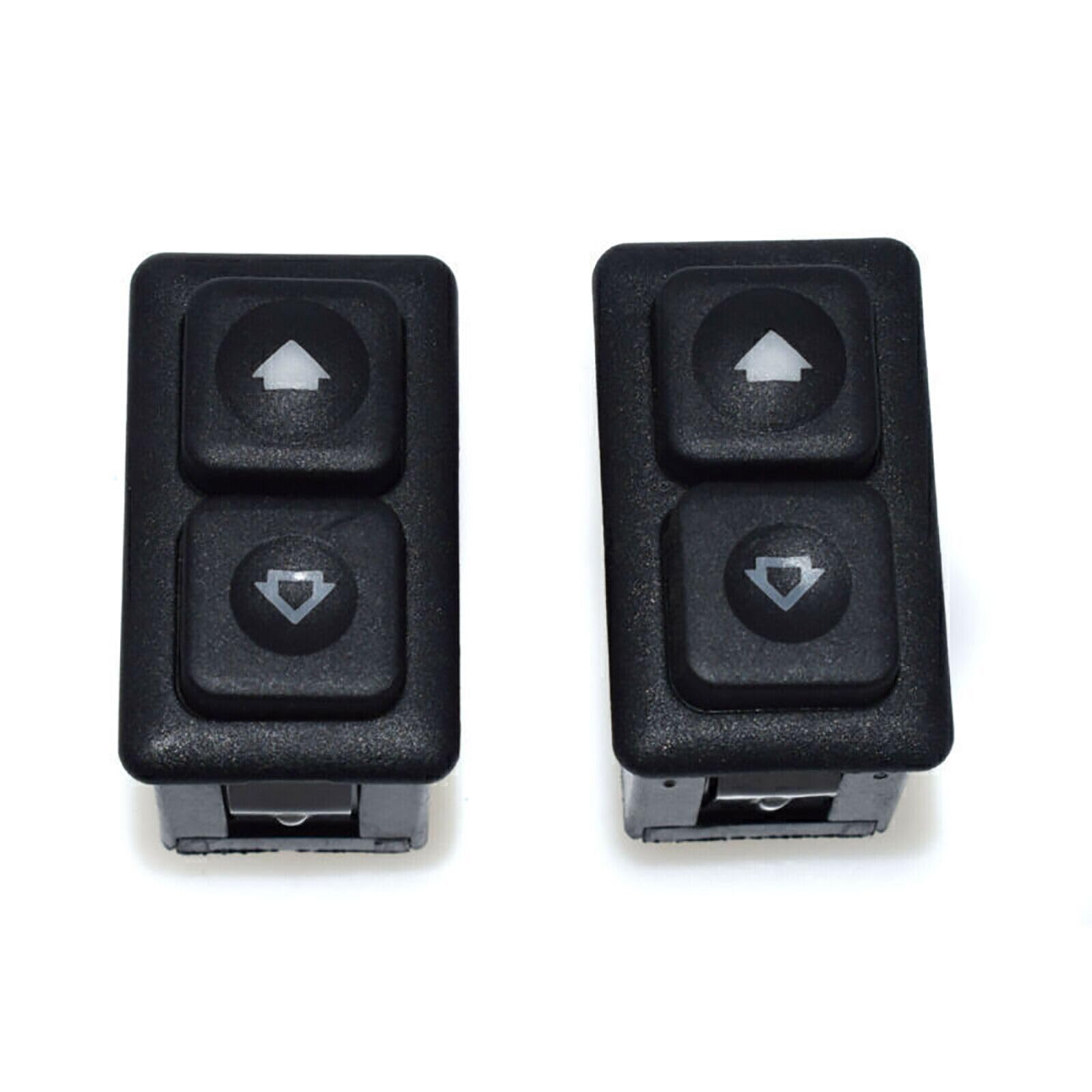 2 Stück Fensterheber 5 Pin 12V 61311381205 für BMW E23 E28 E30 | Elektrischer Fensterheberschalter Schalter Autofenstersteuerung EIN/AUS