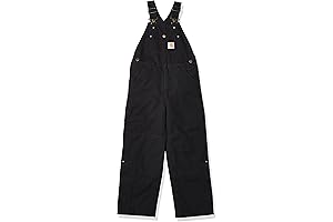 Carhartt Boys' Duck Bib Quilt Lined Overalls: Durable, Warm, and Functional