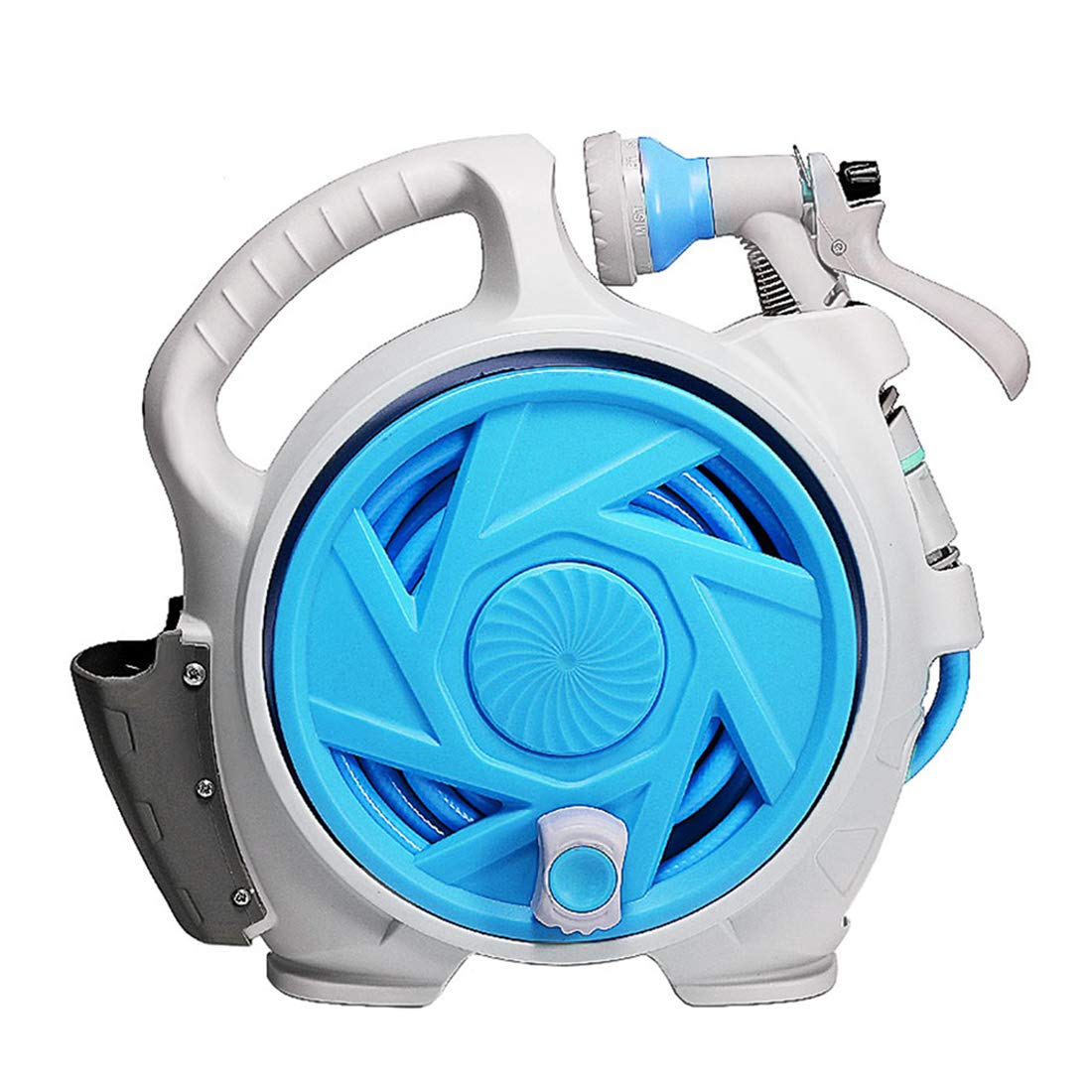 Buy Mini Garden Hose Reel Cart with 50 FT Hose, Lightweight Hideaway