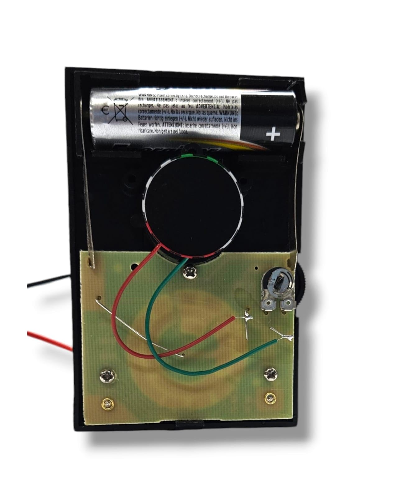 Multimètre analogique, mini testeur analogique, avec câbles de pointe, voltmètre ampèremètre Ohmmètre
