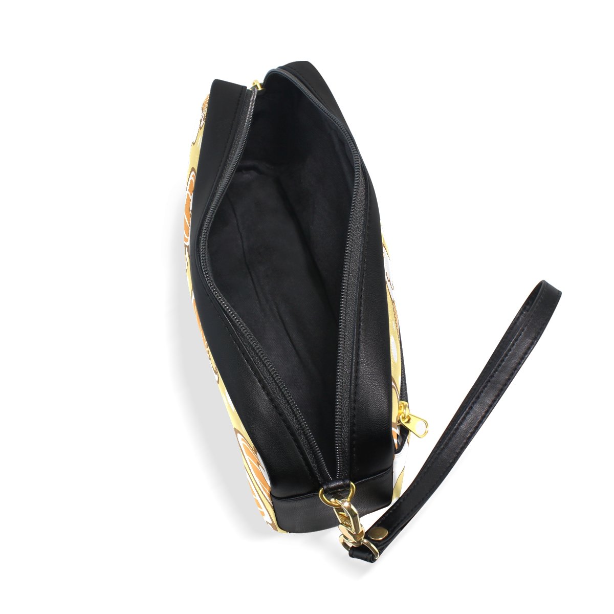 Eslifey Pilz-Muster Etui – Wasserdichte Kosmetik- Oder Stifttasche Aus PU-Leder, 20 X 8 X 7 Cm