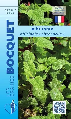 Sachet de graines de Mélisse Officinale « Citronnelle » - 0,5 g - légume feuille - LES GRAINES BOCQUET