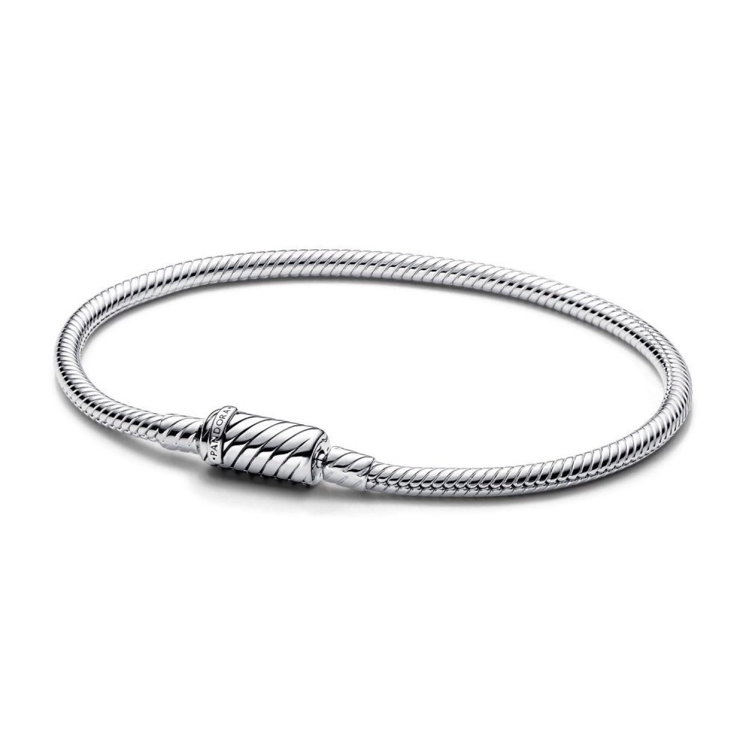 Pandora Moments Bracelet maille serpent en argent sterling avec fermoir magnétique