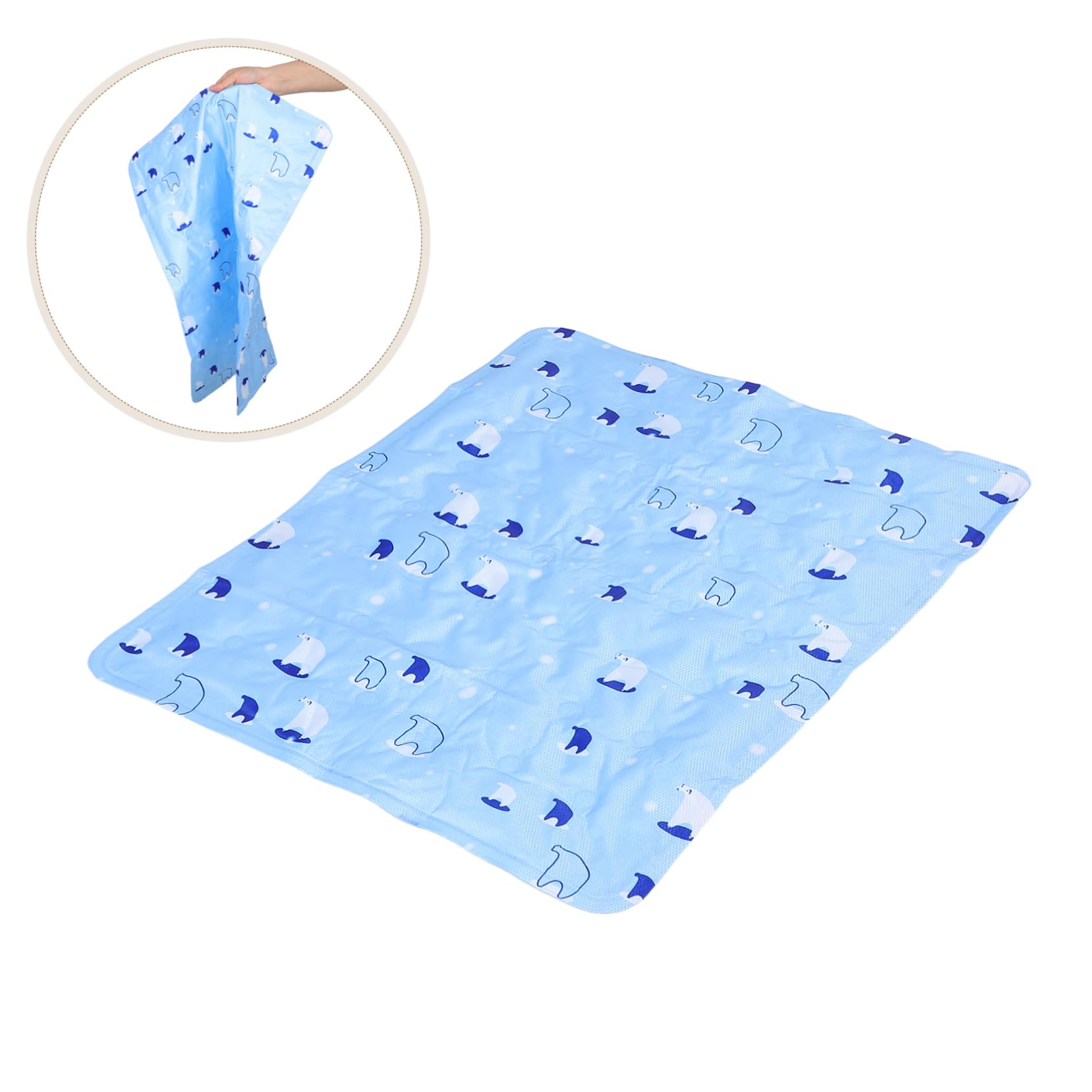 BESTonZON Kühlmatte für Hunde und Katzen, Weiche PVC Eismatte für Sommer