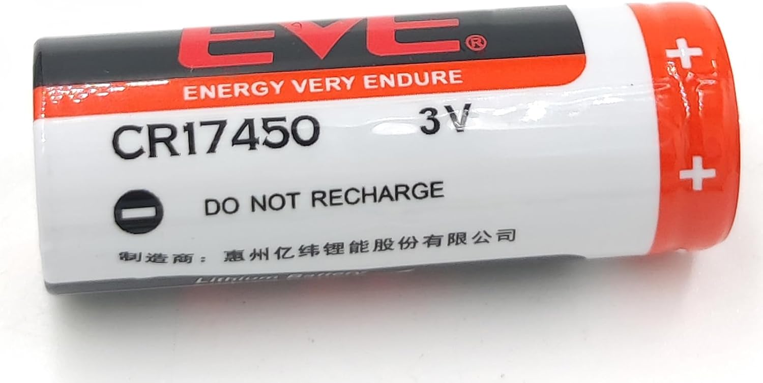 (Pack of 15) 3V 2400mAh CR17450 Lithium Battery for EVE CR17450 PLC Industrial Control Battery Non-Rechargeable