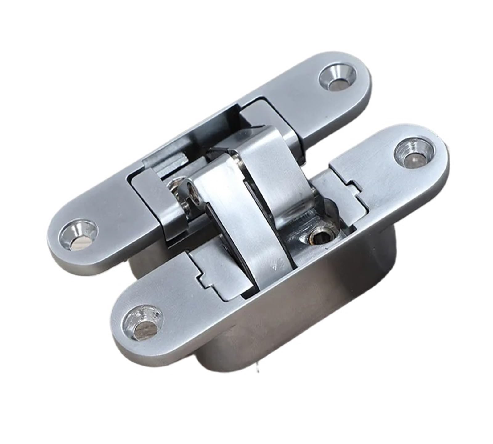Rugaikerba C Invisible Hidden Hinge, Alloy 3D Adjustable Hinges, For Solid Wood Door