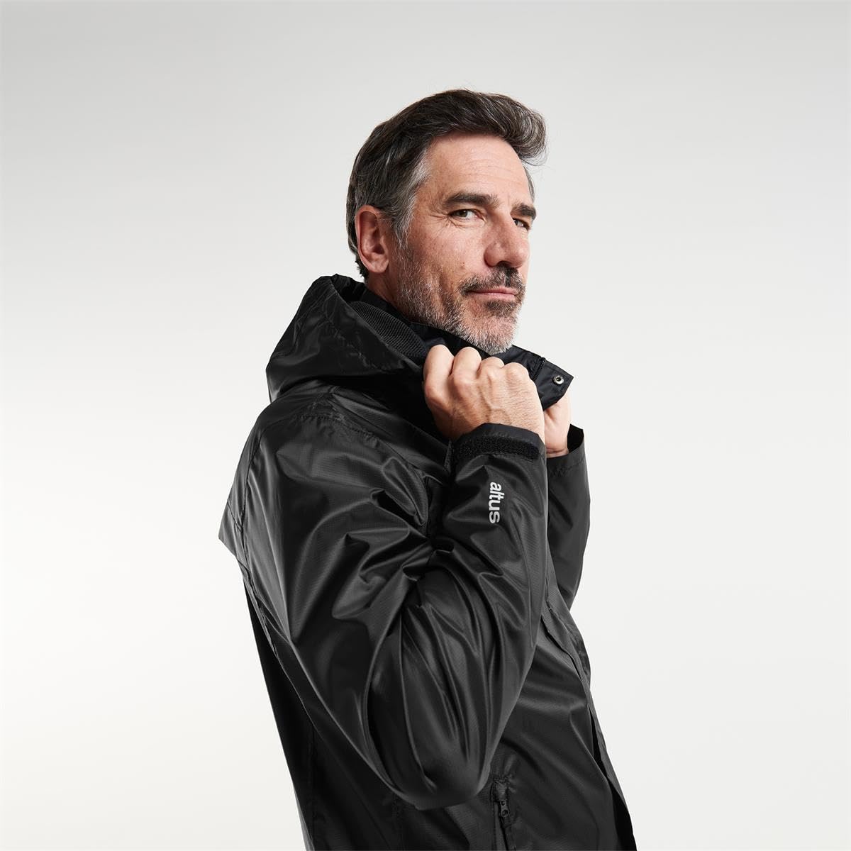 ALTUS | Rodas |Chubasquero | Transpirable |Impermeable | con capucha | Hombre