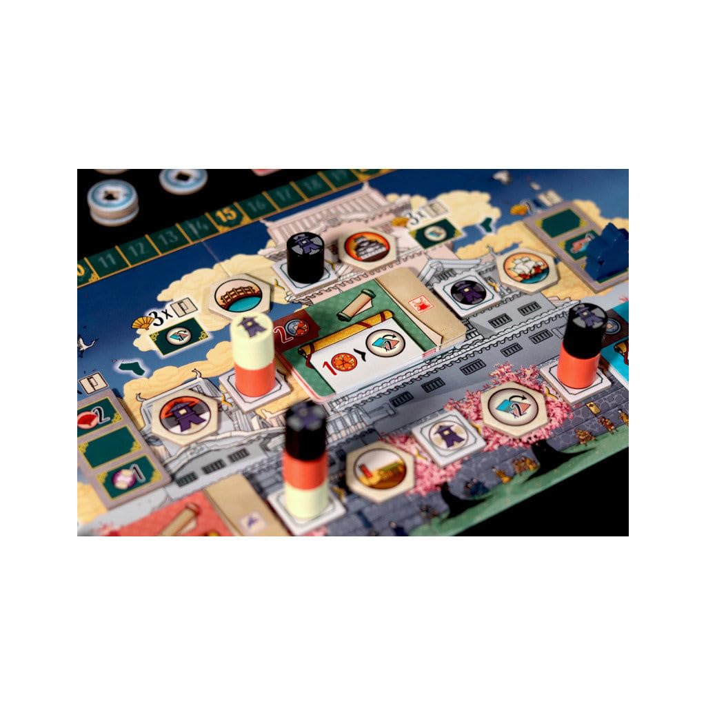 IELLO Le Château Blanc Duel - Strategic Board Game for 2 Players, Blue, White and Green, 25 cm x 25 cm x 0.1 cm - Image 2