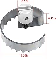 Vista 5 de Cortador en espiral de 2 pulgadas para máquinas Ridgid K-50 K-400 K-3800 de tambor/seccionales para 63025 T-209