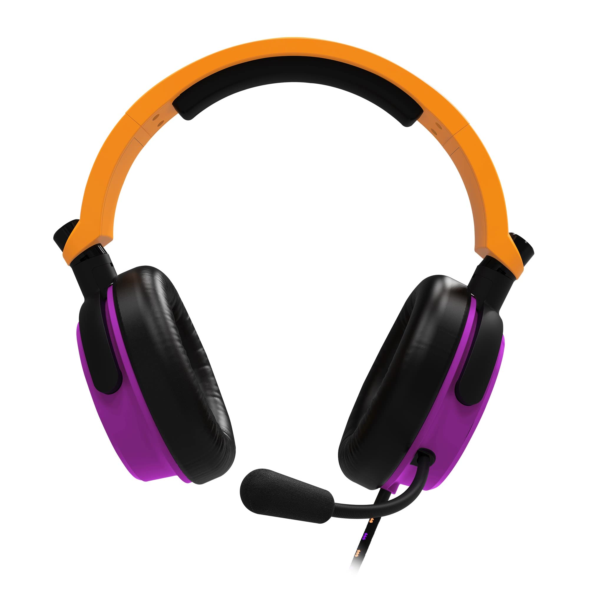 STEALTH C6-100 Gaming Headset Over Ear Neon Orange Lila PS4 PS5 Xbox Switch PC 3.5mm Klinkenstecker