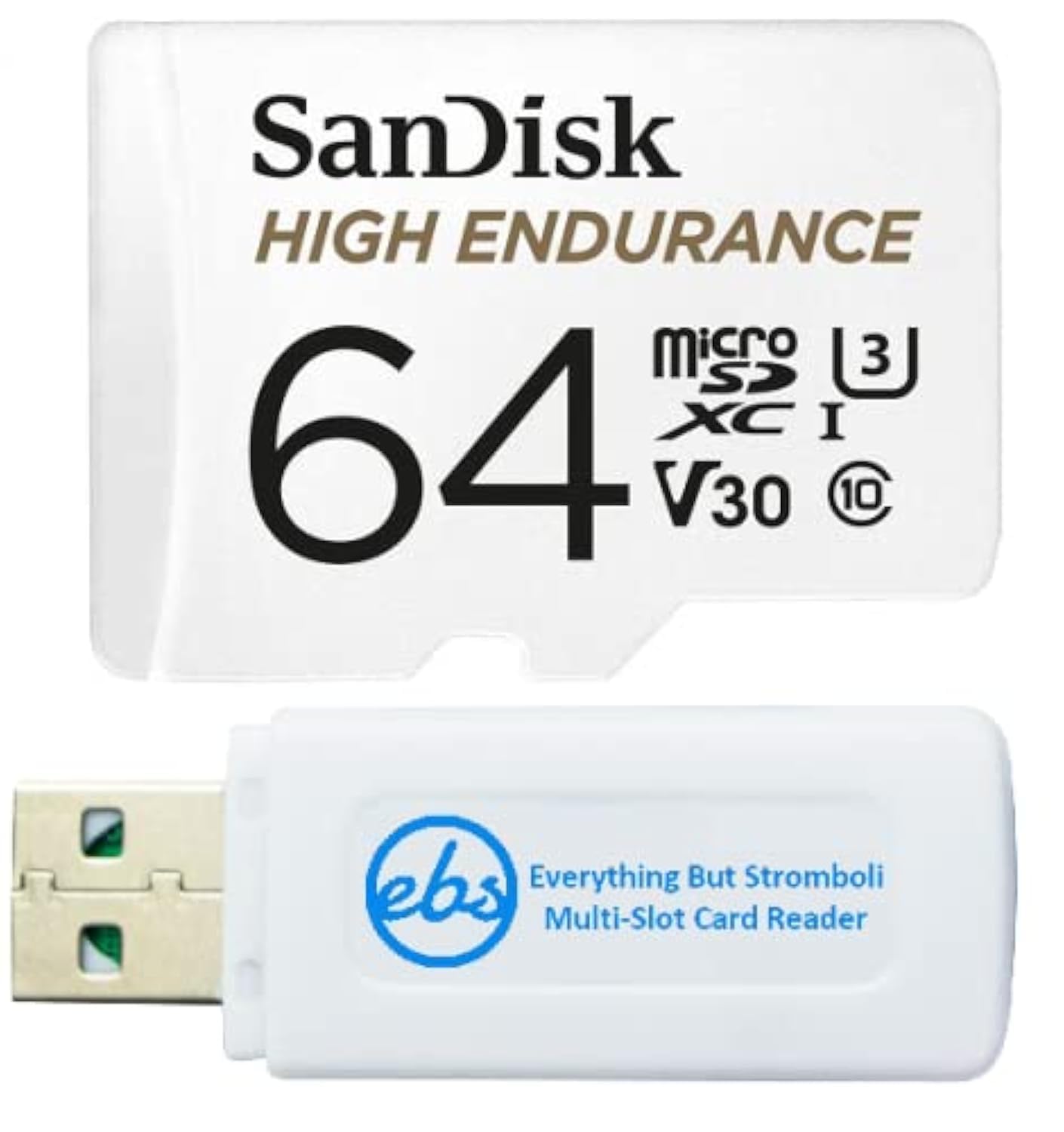 SanDisk 64GB High Endurance Micro SD Memory Card Works with Wyze Cam v3 Pro, Wyze Cam Outdoor v2 Smart Camera (SDSQQNR-064G-GN6IA) Bundle with (1) Everything But Stromboli MicroSDHC & SD Card Reader-image-47