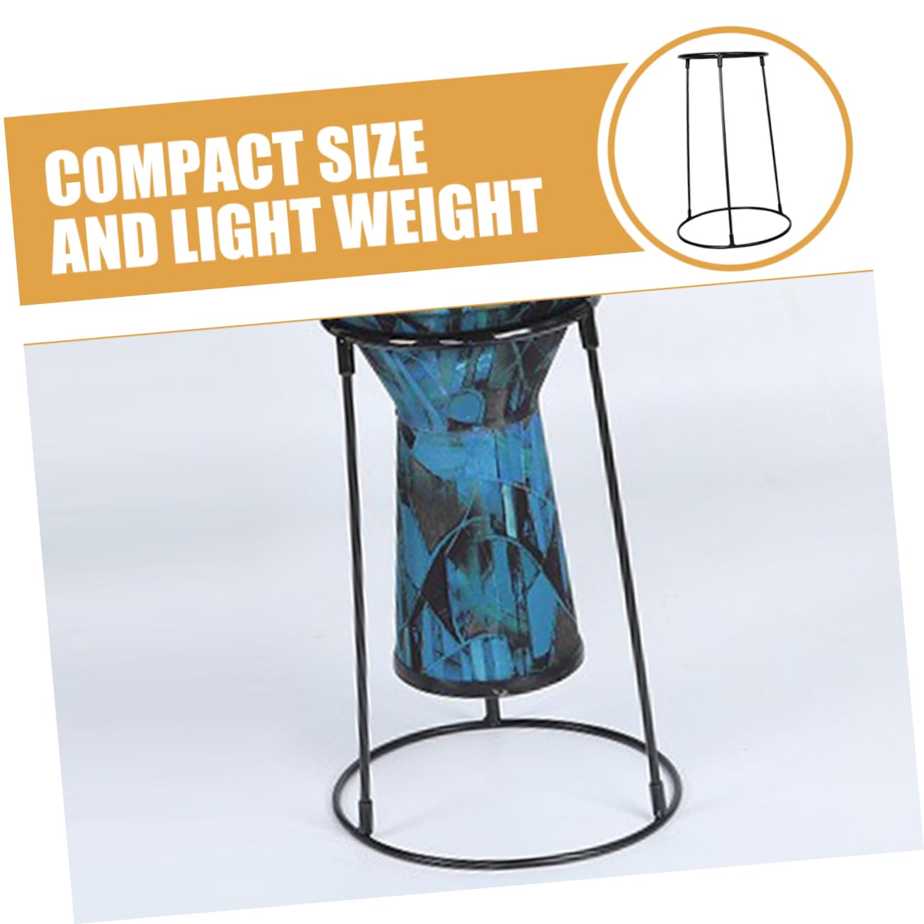 VICASKY African Drum Bracket Stand Practice Stage Performance Drum Supply Durable Part