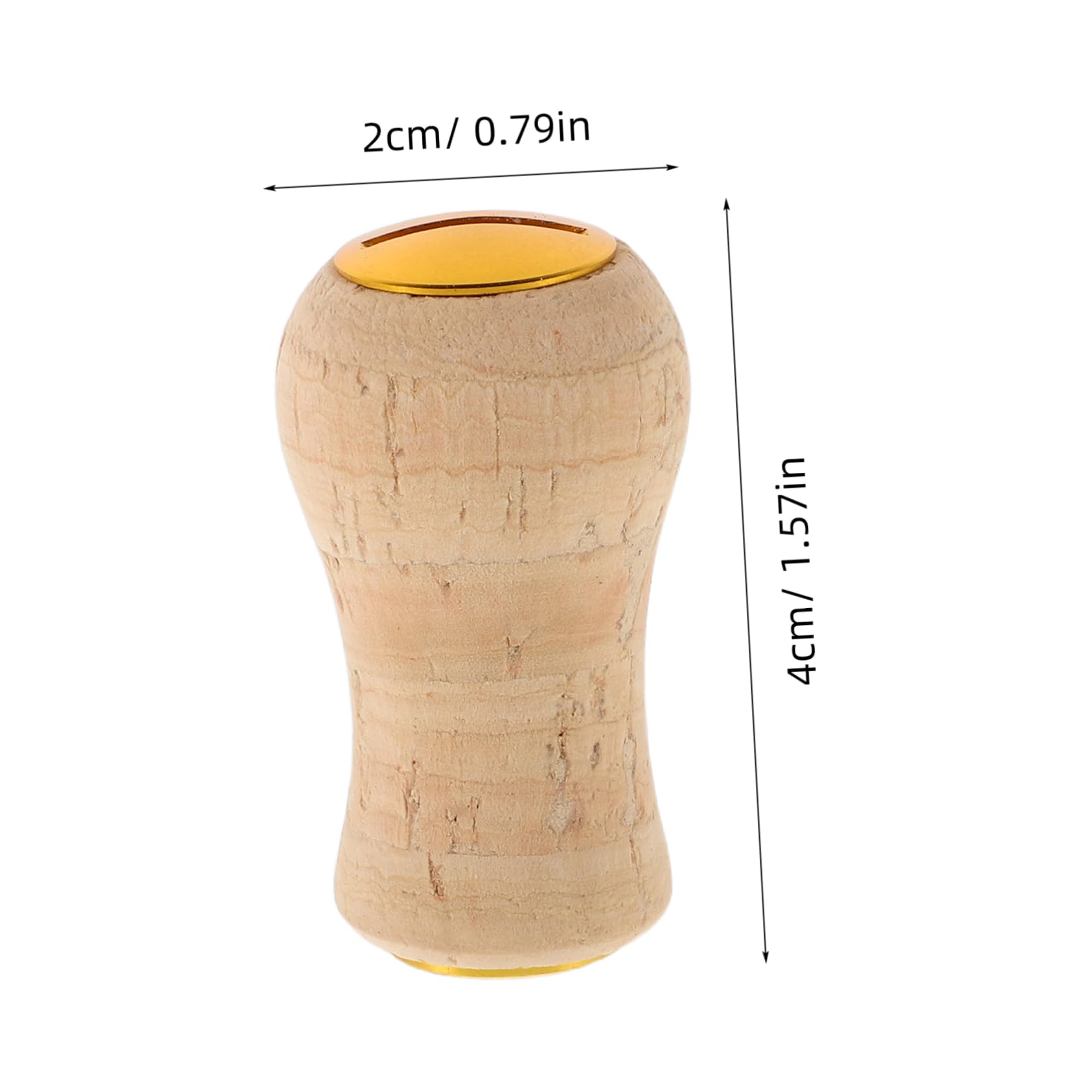 Anneome Lightweight Cork Reel Handle Knob Ergonomic Replacement Grip for Spinning Reels Easy Installation Comfortable Soft Wood Design for Fishing Enthusiasts