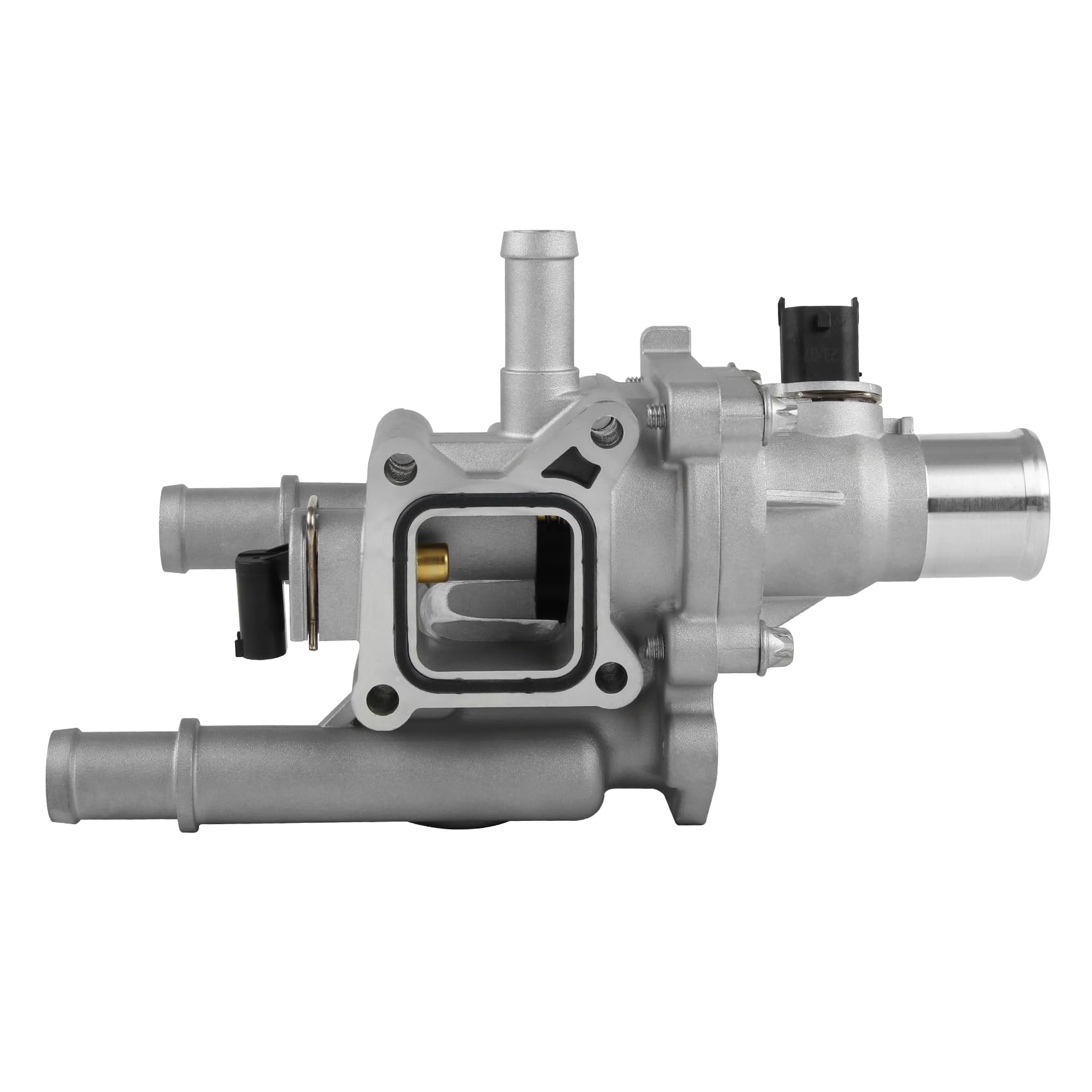 Amazon.com: Full Aluminum Coolant Thermostat and Housing Assembly