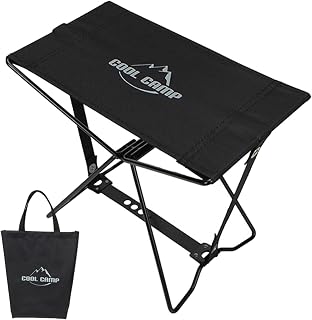 Silla plegable pequeña – Silla de viaje plegable | Taburete de camping para pesca al aire libre, senderismo, mochileros de larga duración, taburetes pequeños para camping, viajes a la