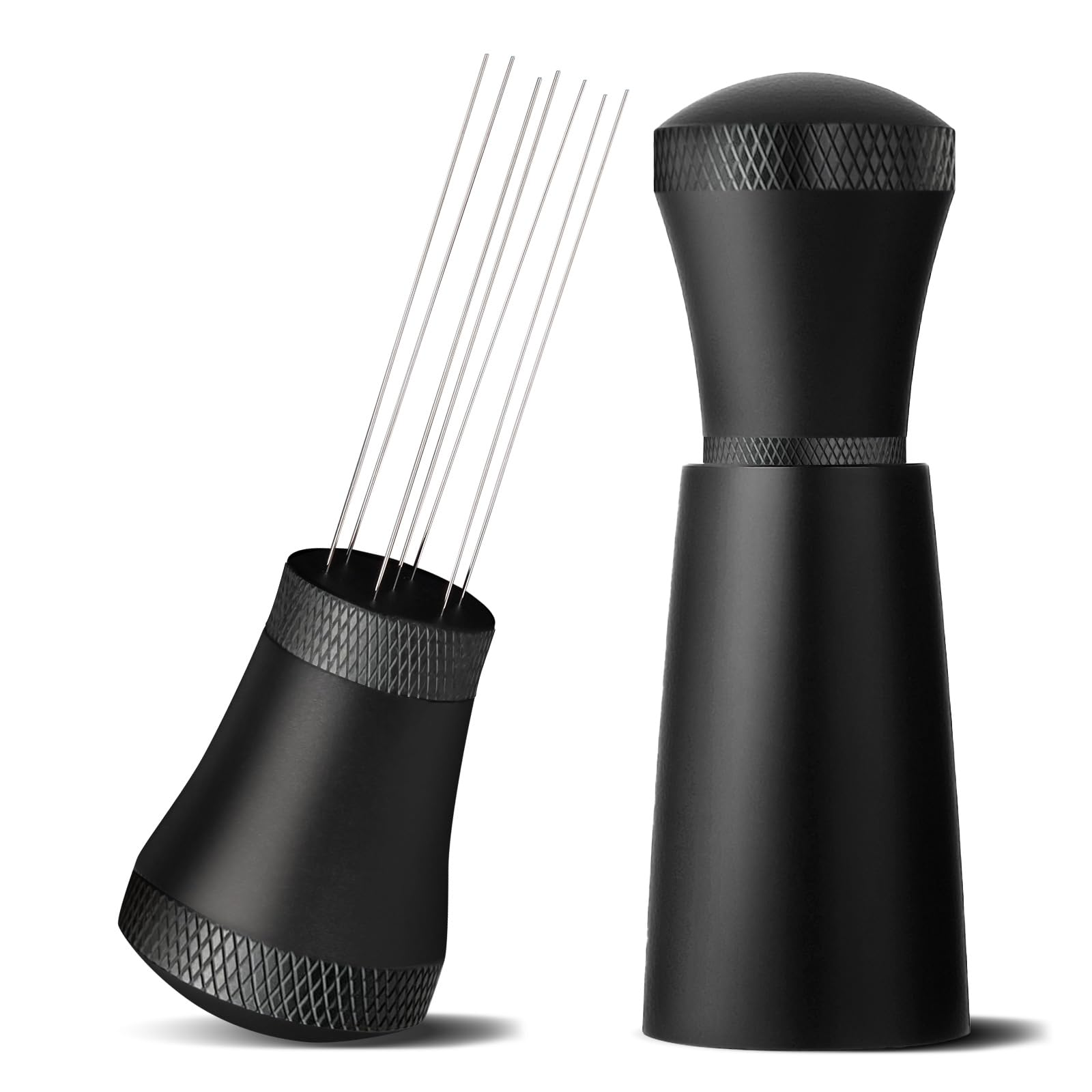 Aotfusd Wdt Tool, Aluminium Wdt Tool Espresso with 7 Espresso Needles 0.3 mm, 10 Replacement Needles, Aluminium Wdt Tool Espresso with Stand, Espresso Coffee Stirrer, Espresso Coffee Stirrer for
