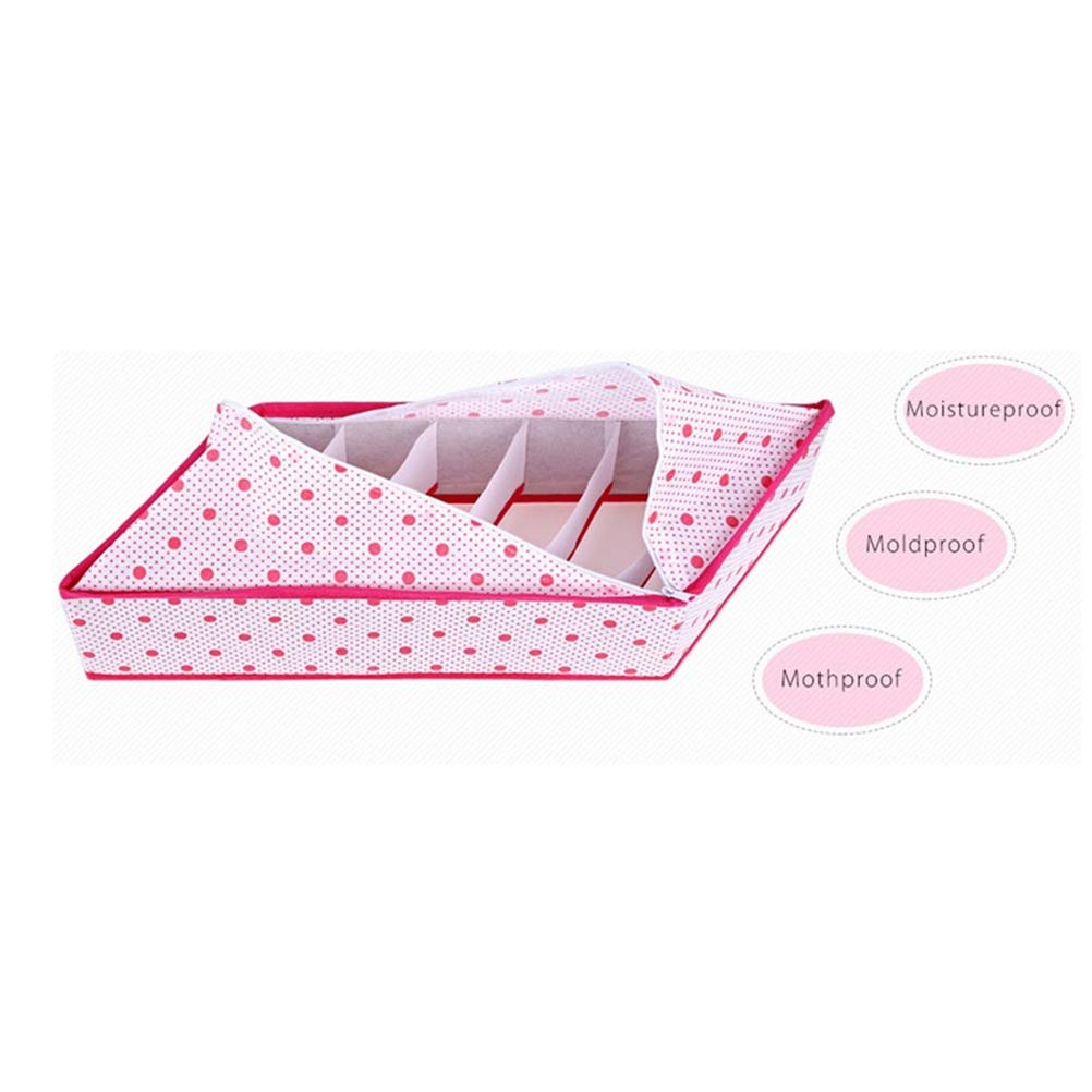 3 stücke Faltbare Kleidung Lagerung Boxen BH Unterwäsche Closet Organizer Schublade Teiler (Schwarz)