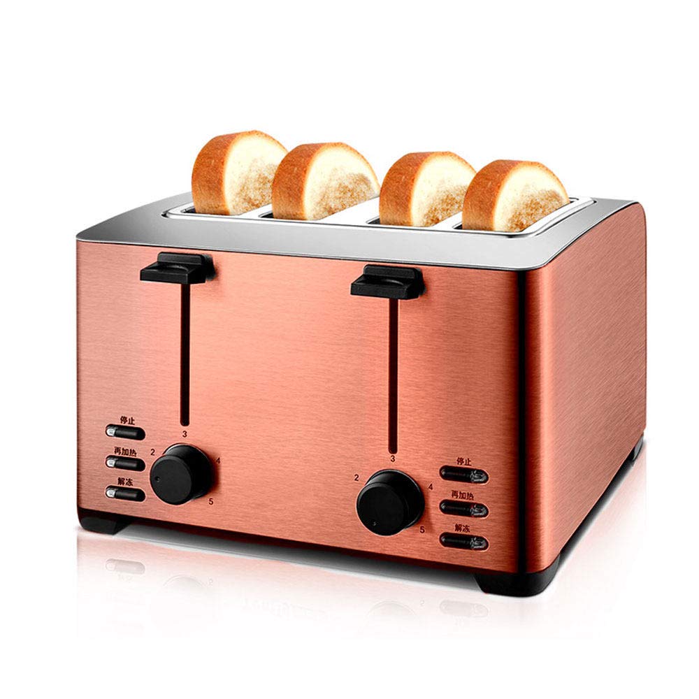 Toasters 4 Slice Best Rated Prime, Retro Small Toaster with Bagel, Cancel, Defrost Function, Reheat, Extra Wide Slot Compact Stainless Steel Small Retro Oven,Red