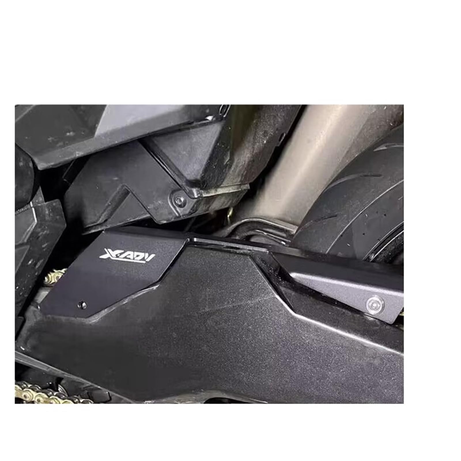 Accessoires de Moto Garde-chaîne Garde-chaîne Compatible avec XADV X ADV 750 X-ADV750 2016-2024(Black-XADV)
