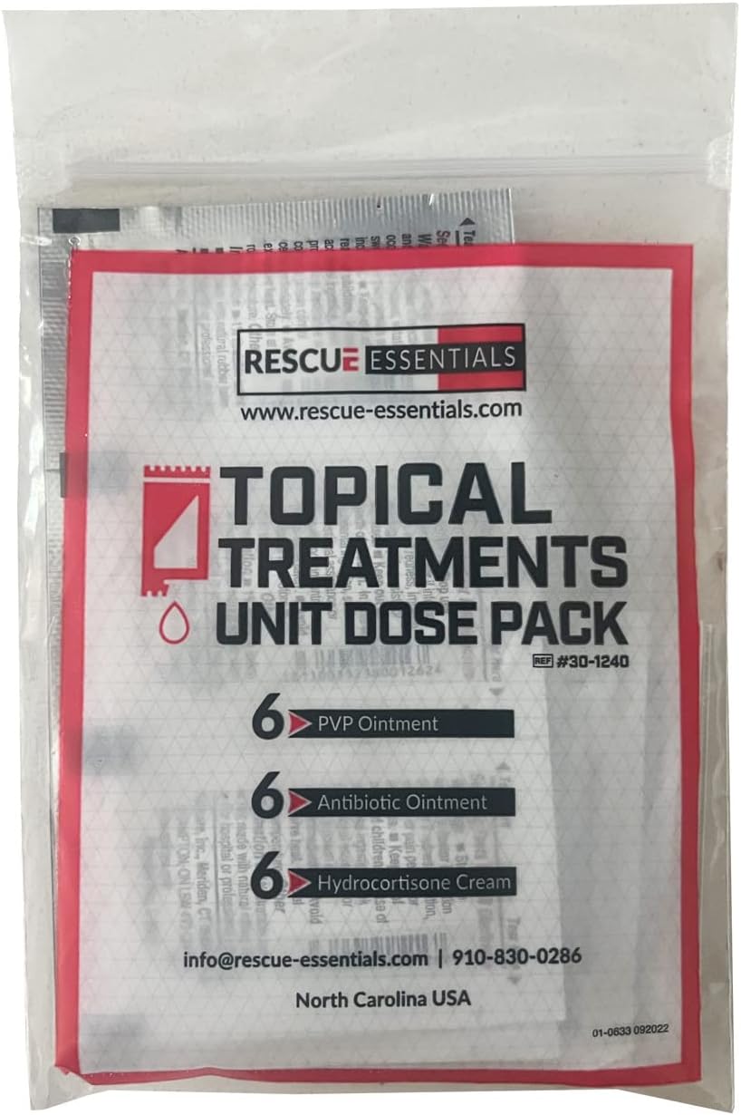 Rescue Essentials Topical Treatments Unit DOSE Pack