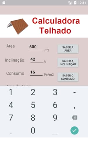Calculadora para Telhado