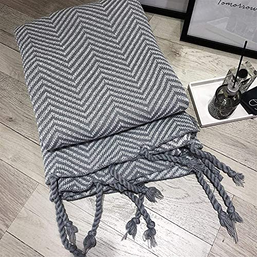 Gezellige Kabel Gebreide Gooi Deken, Zacht Licht Gewicht Warm Gezellig Bed Bank Stoel Cover Home Decoratieve Deken, 51"X 67" - Image 4