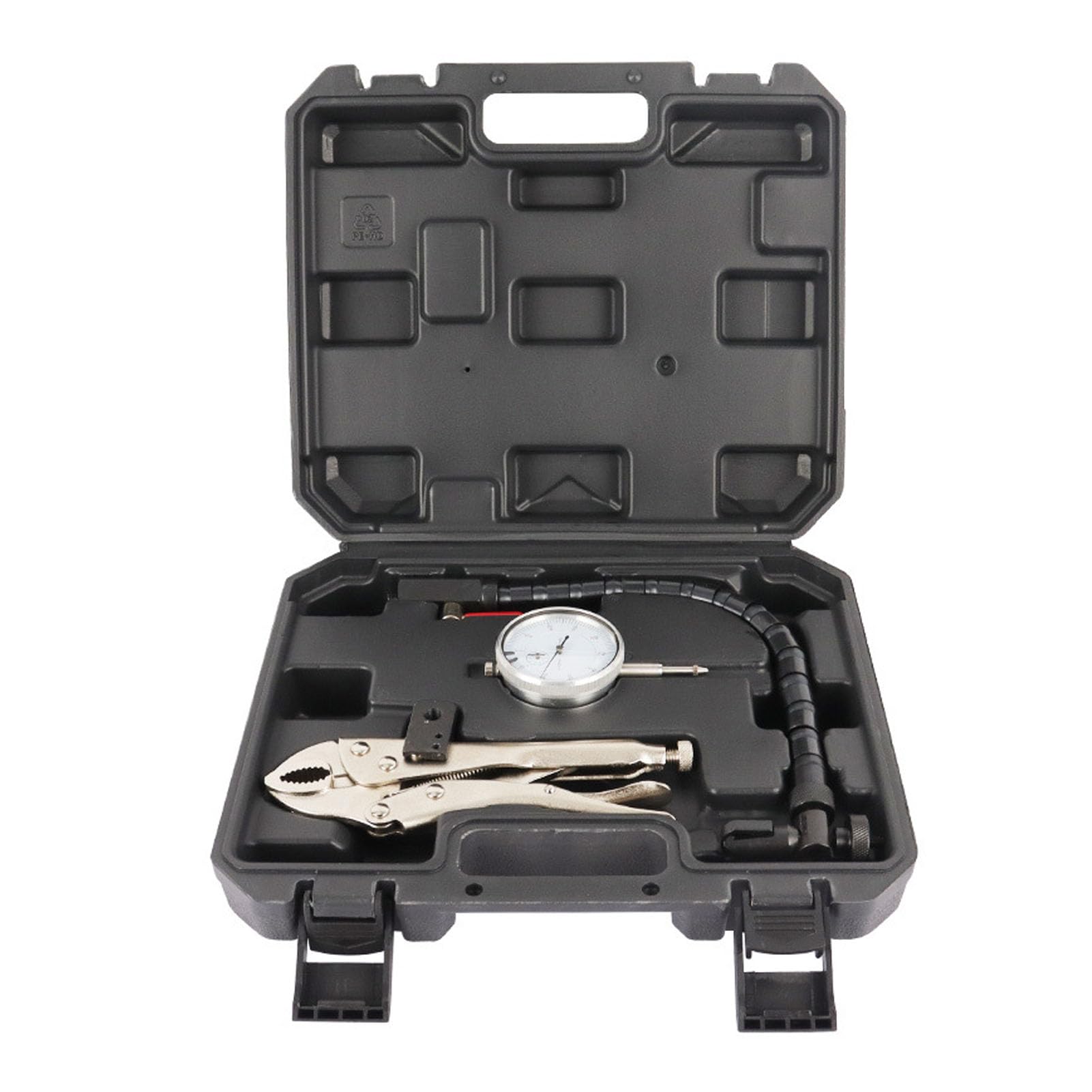 Juego de Medidores de Rotor de Freno de Disco Solución de Almacenamiento Conveniente con Estuche de Plástico para Facilitar el Transporte Eje Flexible para un Proceso de Medición Fluido
