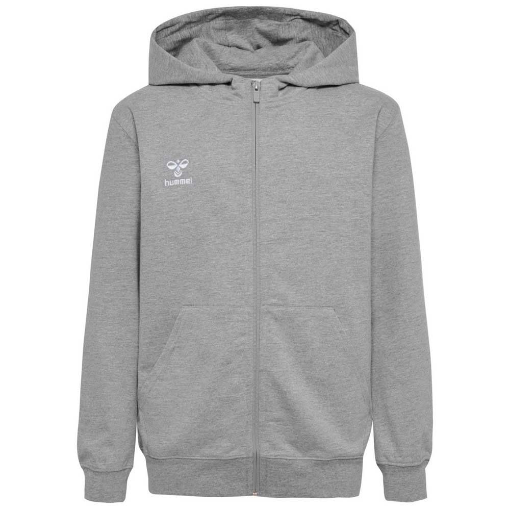 hummel GO 2.0 Children's Hooded Jacket Grey Melange