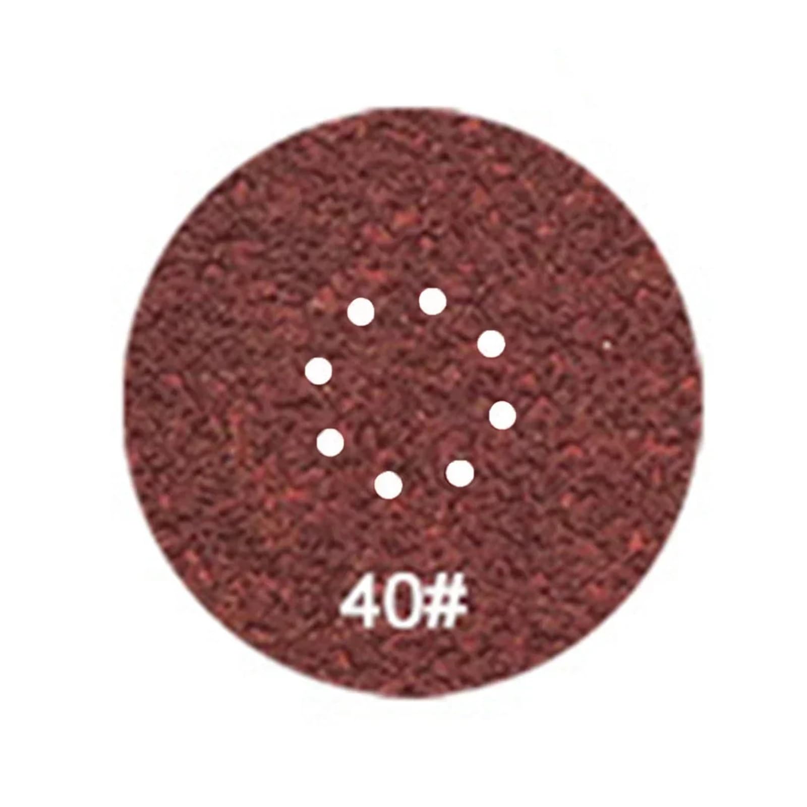 5 pz 9 Pollici 225mm 8 Fori Dischi abrasivi Base di Carta floccaggio Carta vetrata autoadesiva Fogli abrasivi Grana 60-1200 Carta vetrata(40Grit)