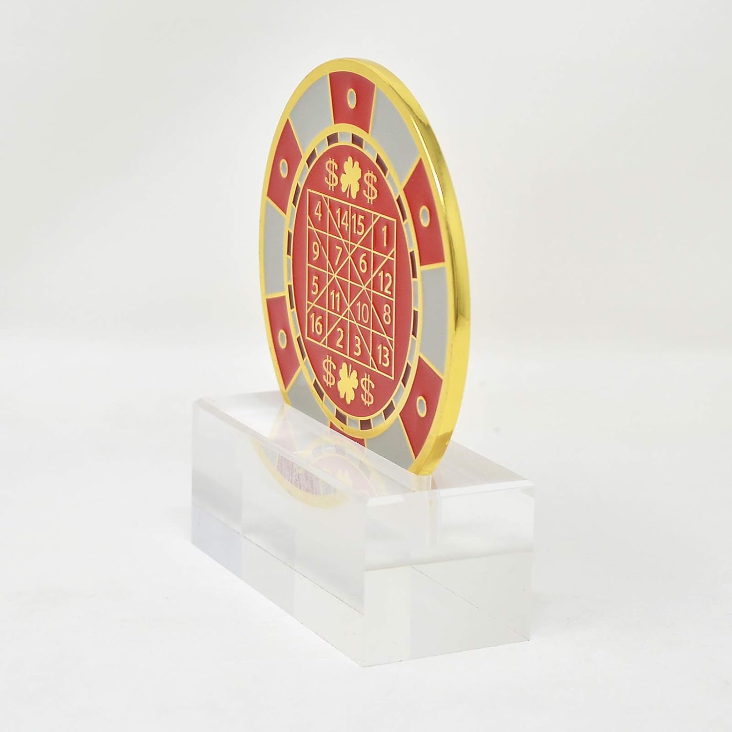 Feng Shui Red Digit Mirror & Green Yutu Mirror