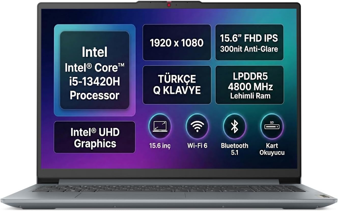 Lenovo IdeaPad Slim 3 15IRH8 Intel Core i5-13420H 8GB 512GB SSD 15.6