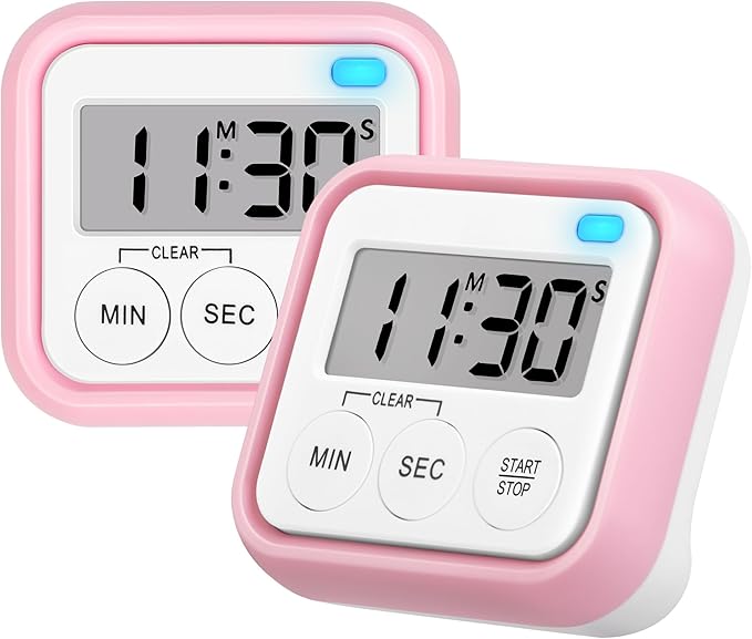 Amazon.com: Timer, Kitchen Timers for Cooking Classroom Timer for Kids ...