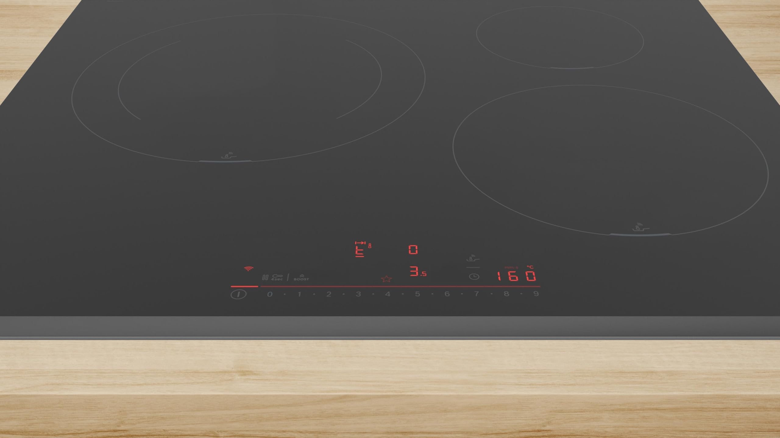 Bosch Plaque de cuisson, PIJ631HC1E, noir, 3 zonas con zona de