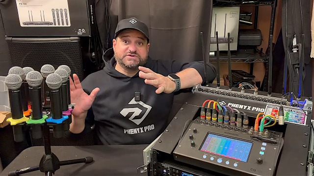 Amazon.com: Phenyx Pro 8-Channel UHF Auto Scan Wireless Microphone