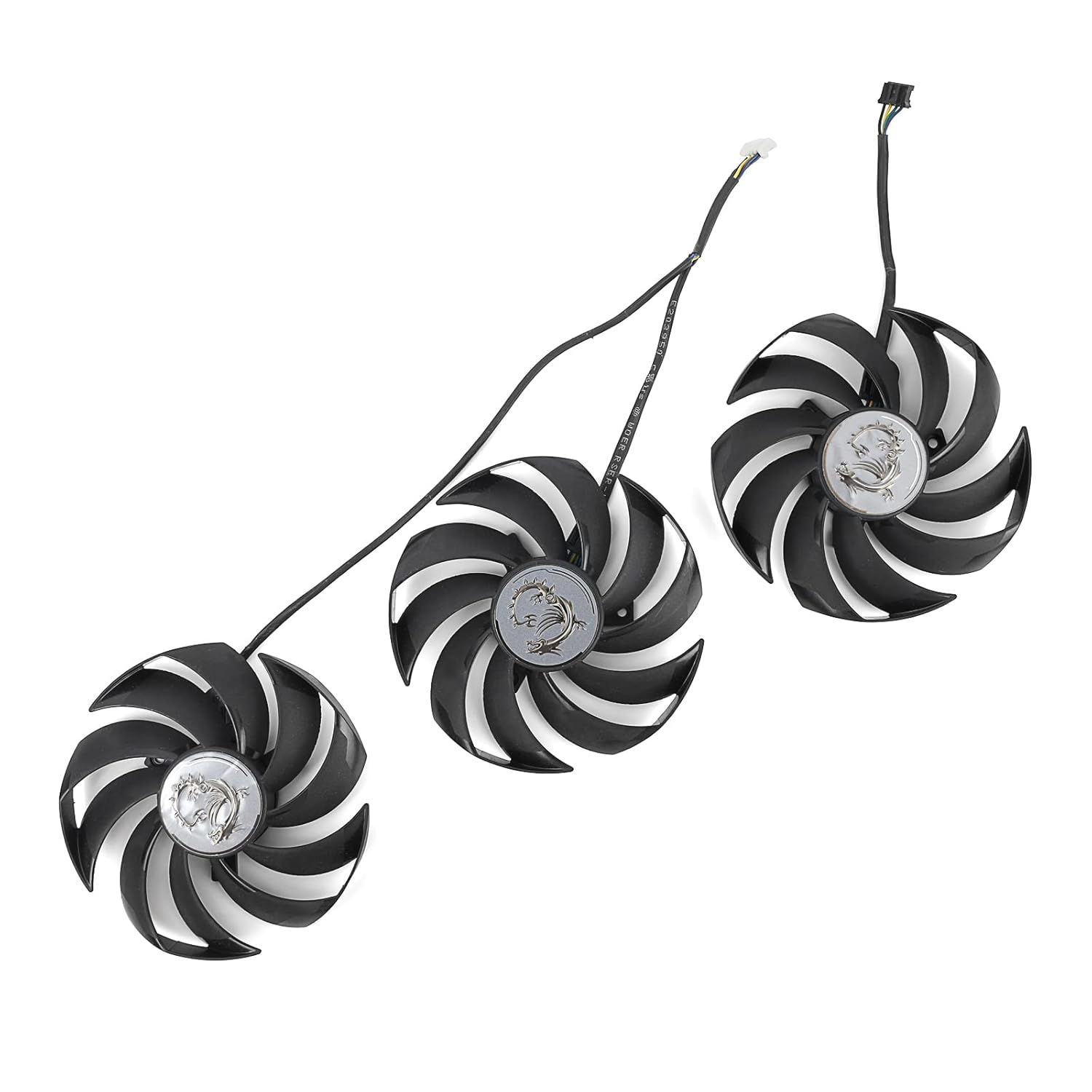 95MM PLD10010B12HH Ball Bearing GPU Fan for MSI RTX 3070 3080 Ti 3090 SUPRIM X Graphics Card Cooling Fan (Fan-Full Set)